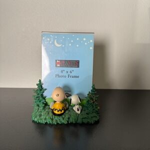 Peanuts Collection Snoopy Charlie Brown Photo Frame #8263 By Westland Giftware